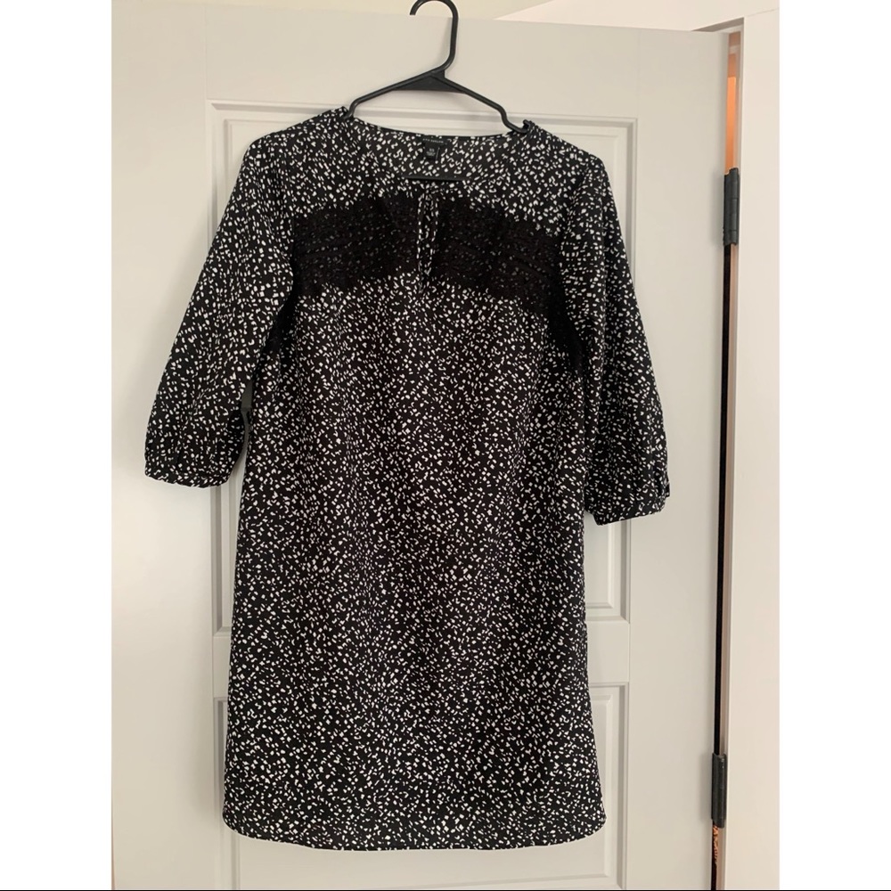Black and white printed Ann Taylor Dress Size XS